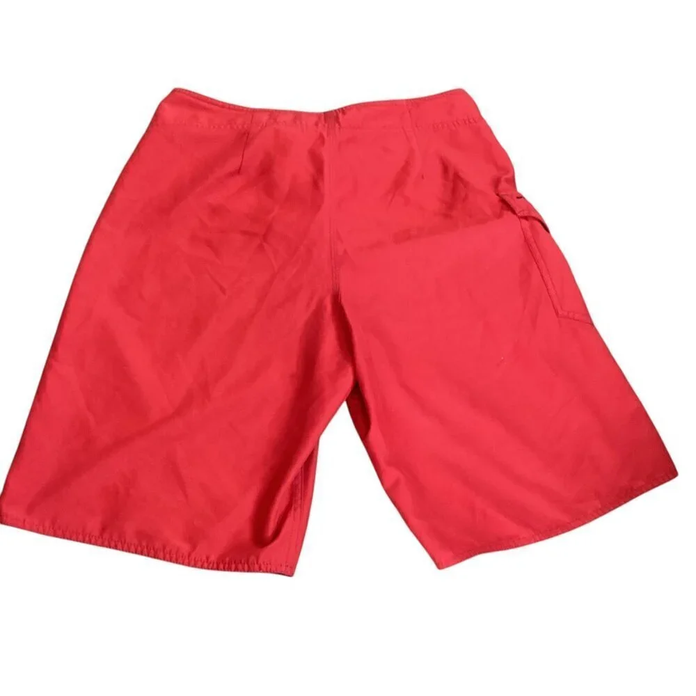 Volcom Board Shorts Swim Trunks Mens 30 Red #100P‎